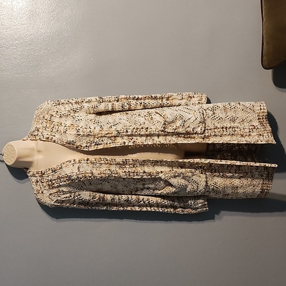 Knox Rose open front cardigan knit sweater over sized small with 2 front pockets - Picture 1 of 17